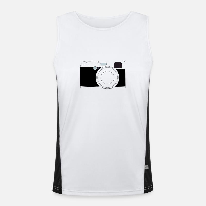 camera Men's Functional Contrast Tank Top 