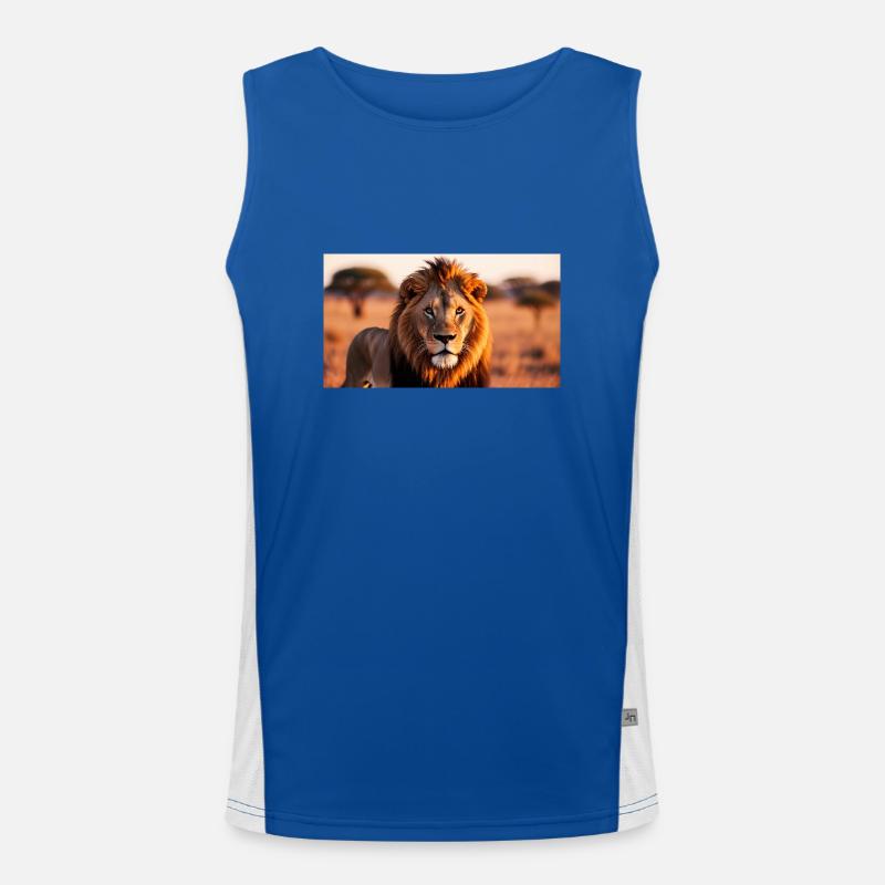 Lion Men's Functional Contrast Tank Top 