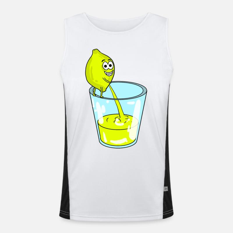 Lemon Men's Functional Contrast Tank Top 