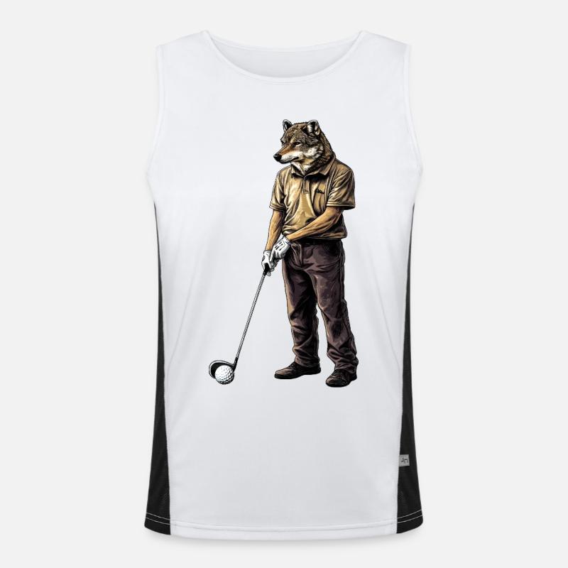 Wolves Golf Débardeur respirant contrasté Homme 