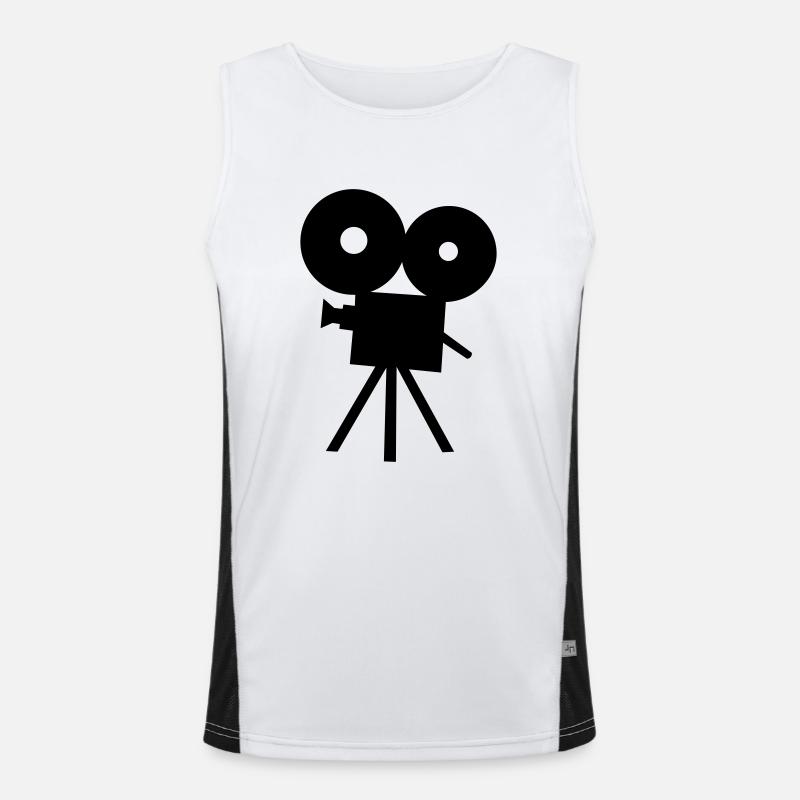 Camera Men's Functional Contrast Tank Top 