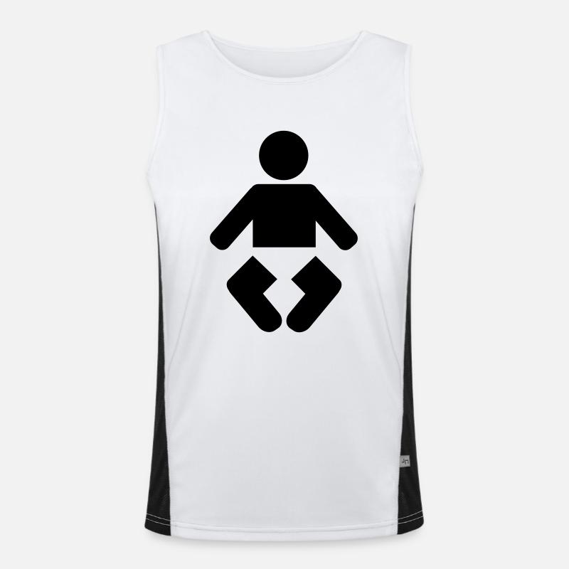 bébé Débardeur respirant contrasté Homme 