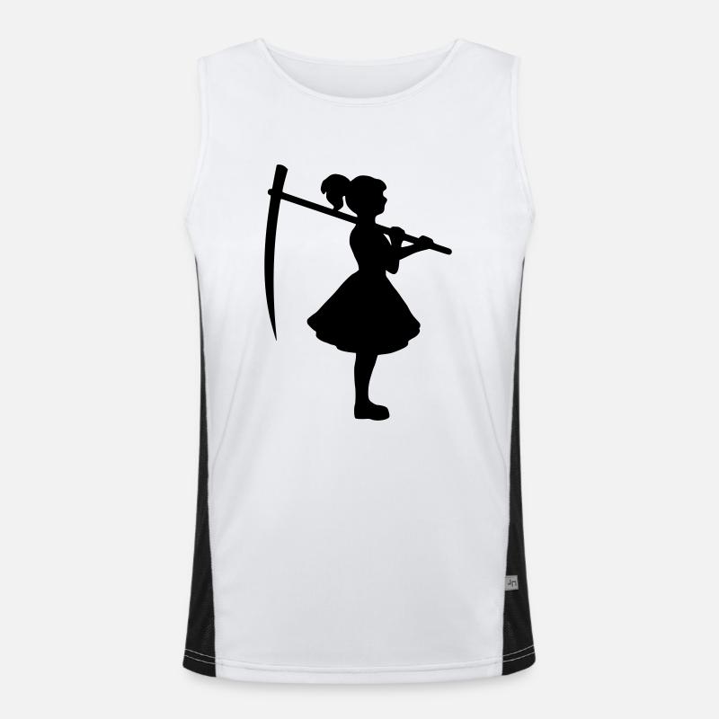 Kate mit Sense Funktionelles Kontrast-Tank Top für Männer 