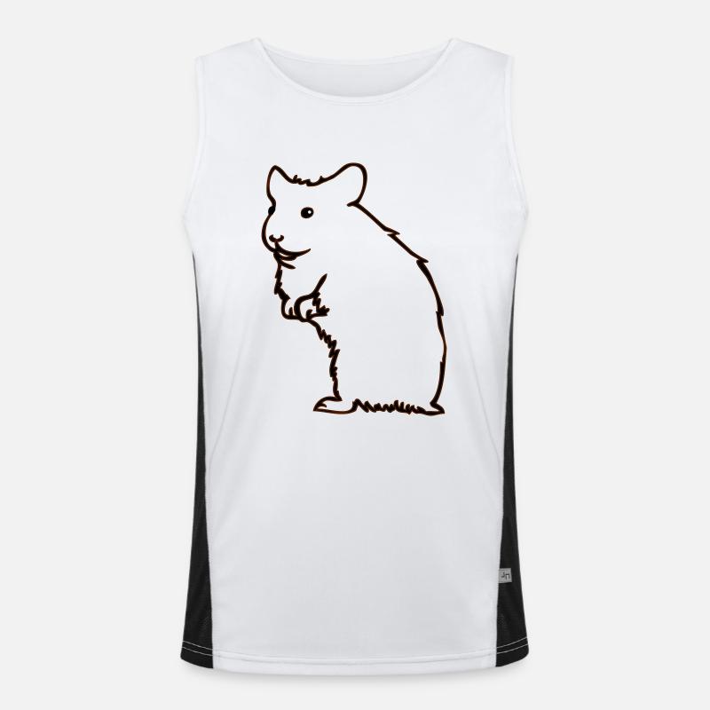 hamsters Men's Functional Contrast Tank Top 
