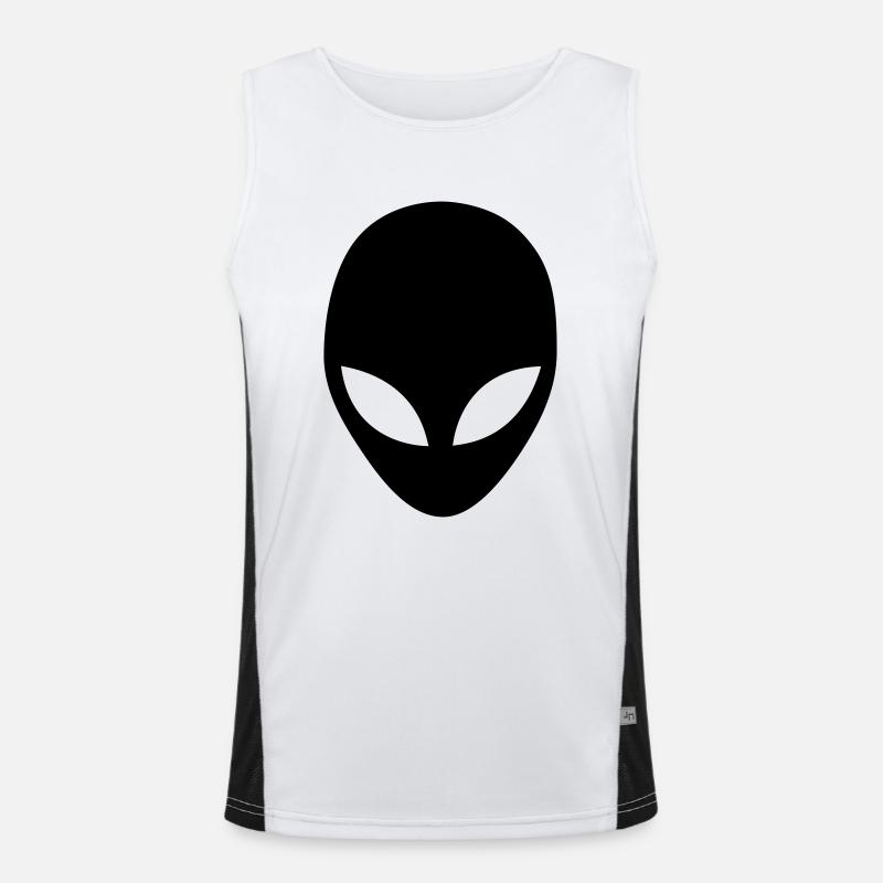 Black Alien Men's Functional Contrast Tank Top 