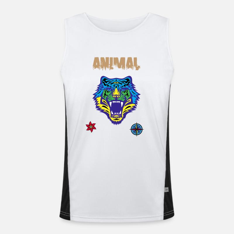 Griffe de tigre du Bengale Débardeur respirant contrasté Homme 