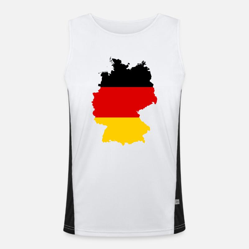 Deutschland Funktionelles Kontrast-Tank Top für Männer 