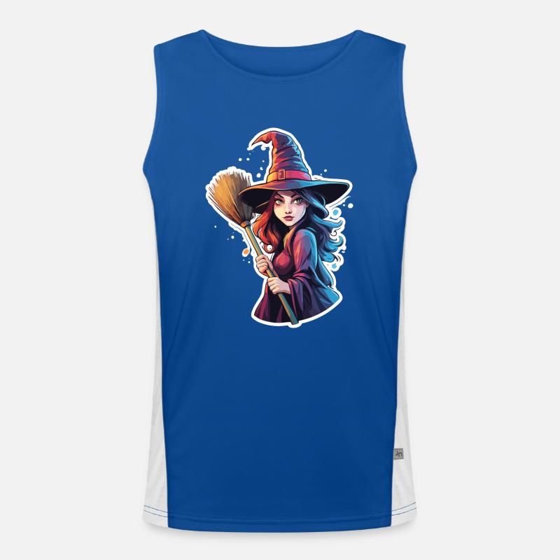Witch / Magic / Witch Ritual / Fairy Tale / Spell Men's Functional Contrast Tank Top 
