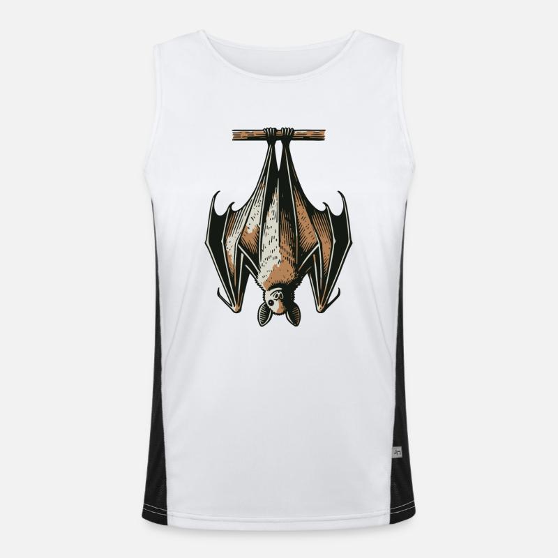 Fledermaus Funktionelles Kontrast-Tank Top für Männer 