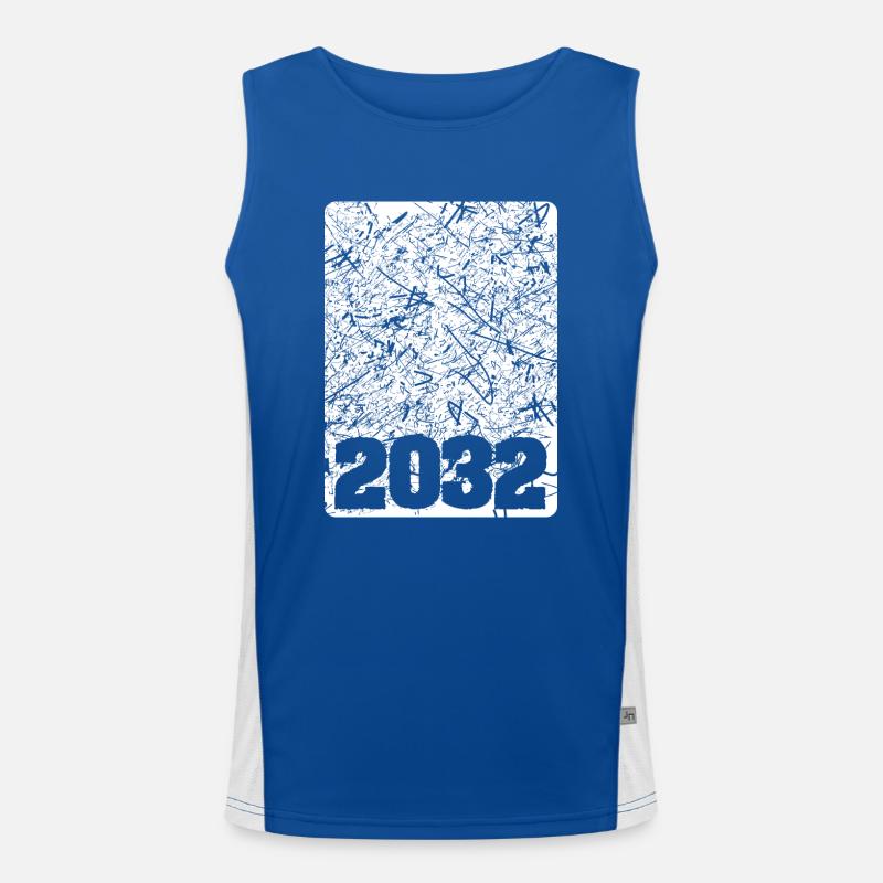 Numéro 2032 Débardeur respirant contrasté Homme 