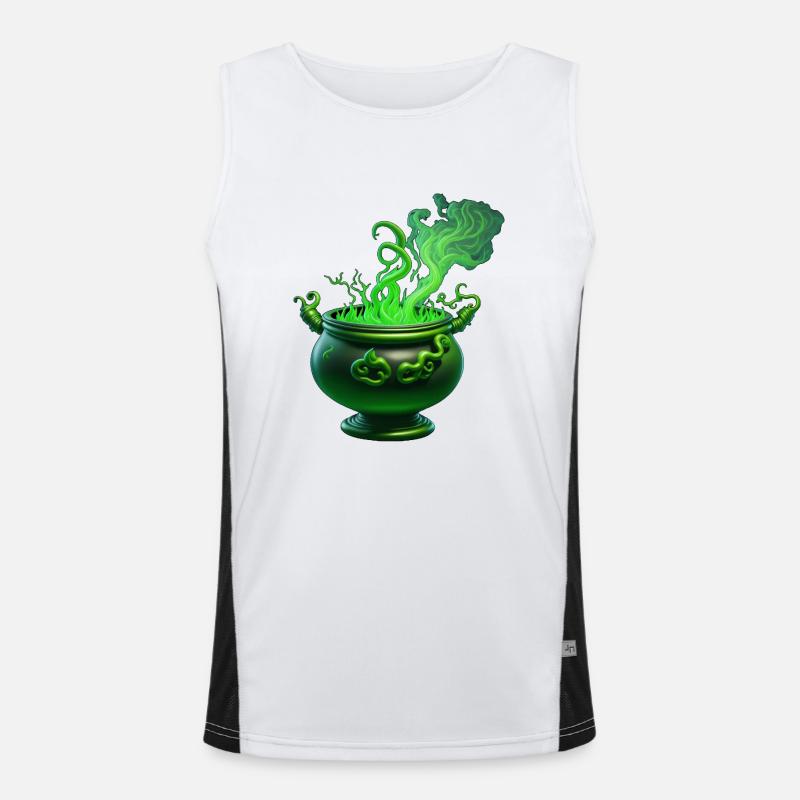 Witch's Cauldron Men's Functional Contrast Tank Top 