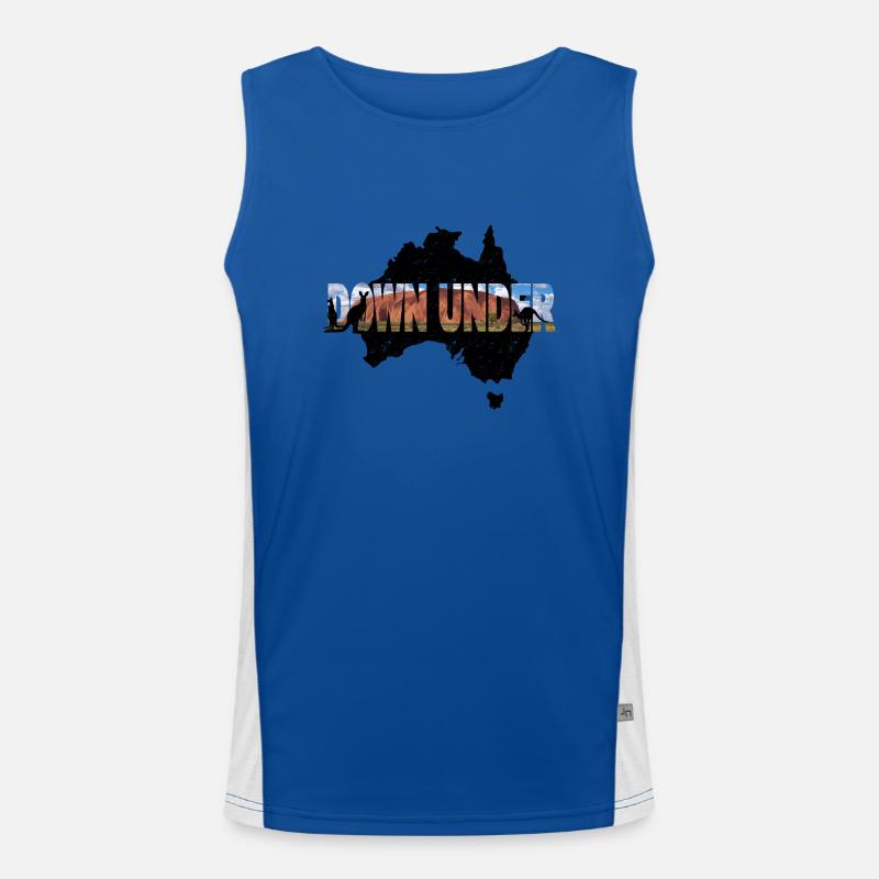 DOWN UNDER - Australie Débardeur respirant contrasté Homme 