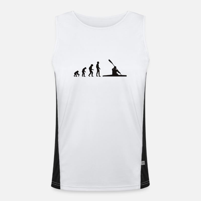 Canoë Evolution noir Débardeur respirant contrasté Homme 