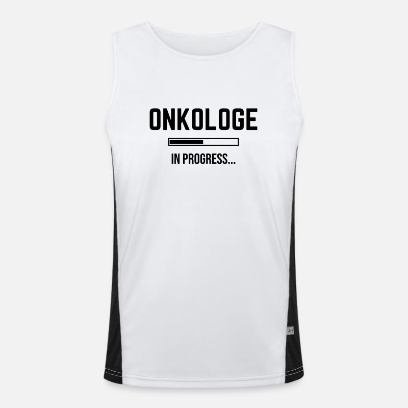 Oncologist In Progress Men's Functional Contrast Tank Top 