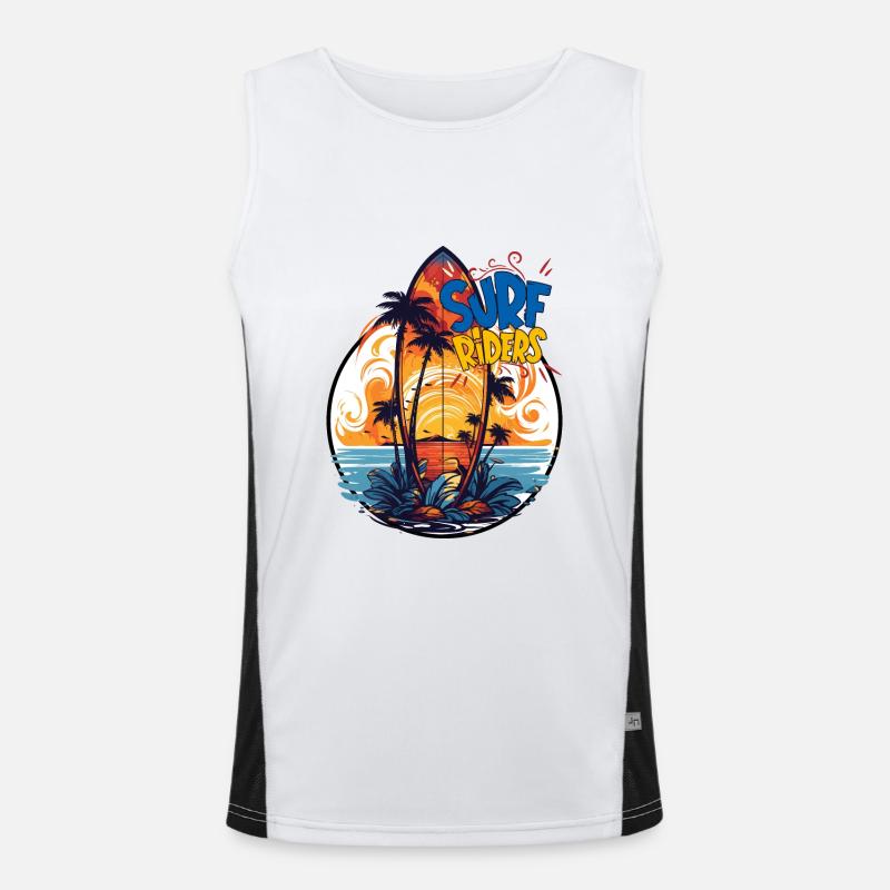 SURF RIDERS! Men's Functional Contrast Tank Top 