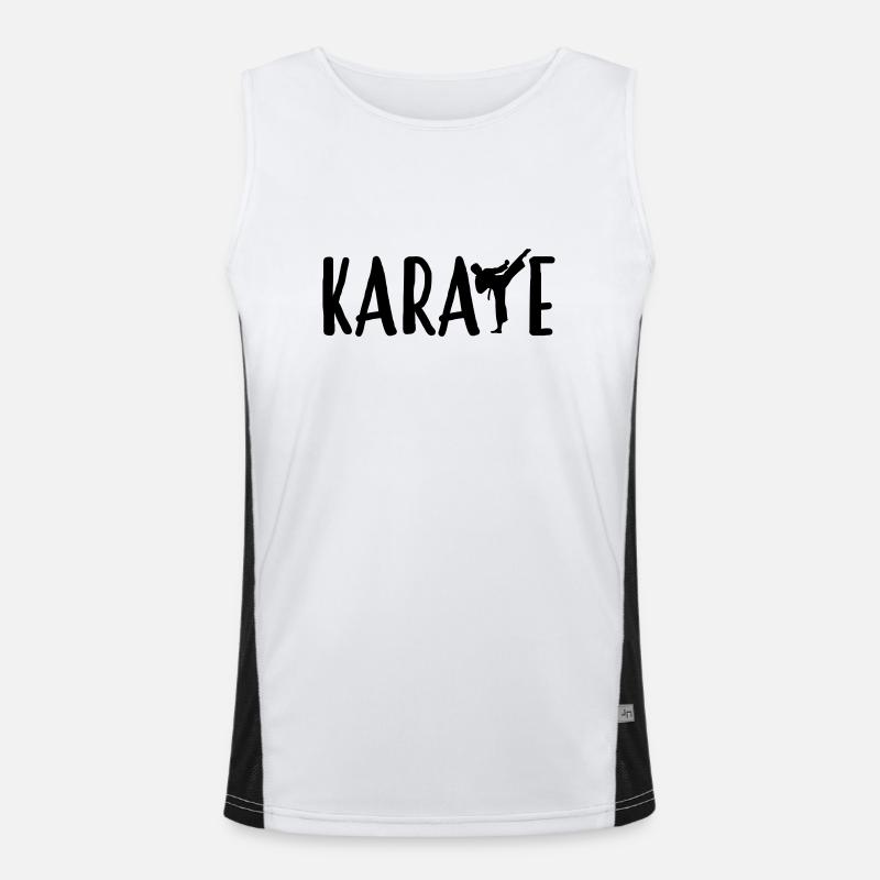 Karate - Karateka Men's Functional Contrast Tank Top 