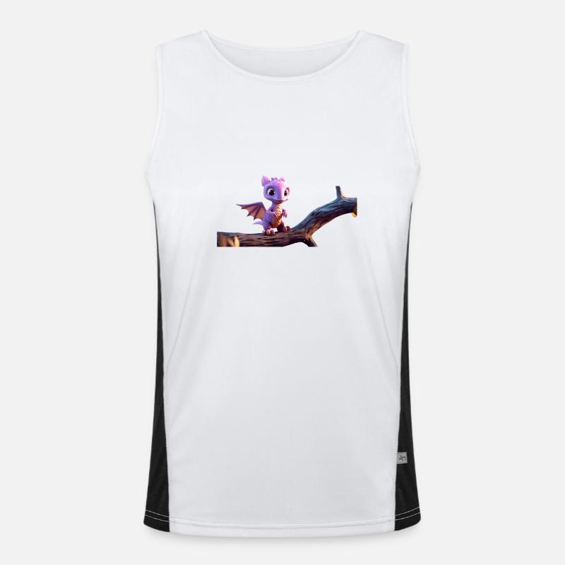 Tinysaurus Men's Functional Contrast Tank Top 