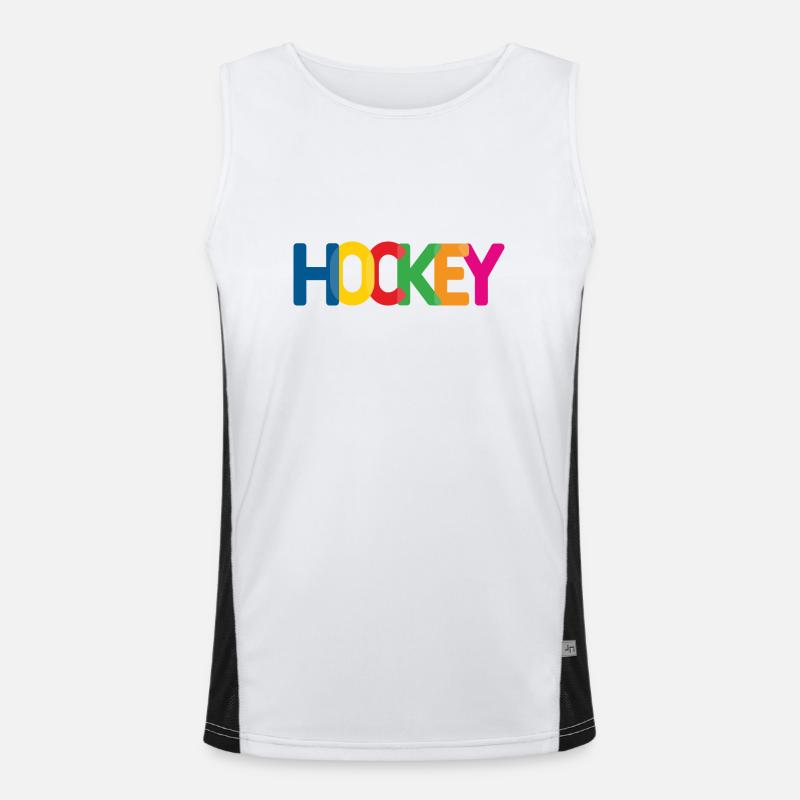 Eishockey Funktionelles Kontrast-Tank Top für Männer 
