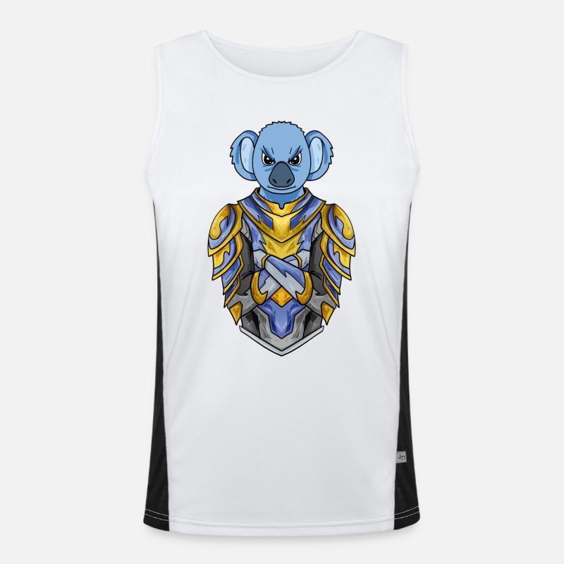 Knight Koala Crusader Men's Functional Contrast Tank Top 