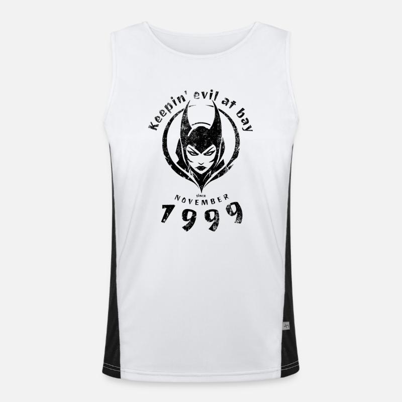 25. Geburtstag Keepin evil at bay since 11/1999 Funktionelles Kontrast-Tank Top für Männer 