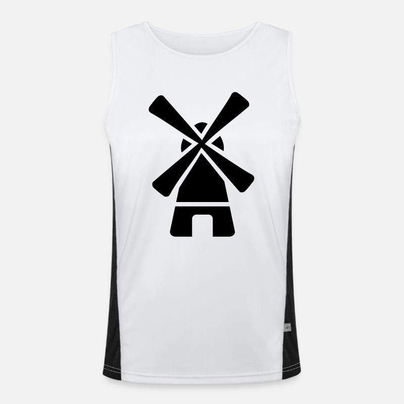 Moulin à vent Débardeur respirant contrasté Homme 