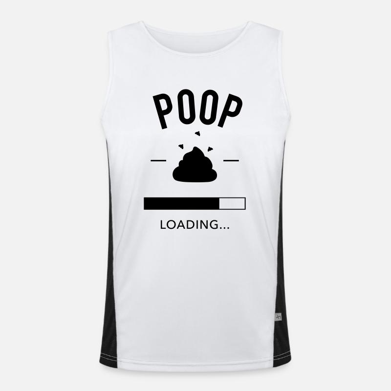 Poop loading Débardeur respirant contrasté Homme 