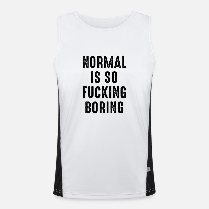 Normal Funktionelles Kontrast-Tank Top für Männer 