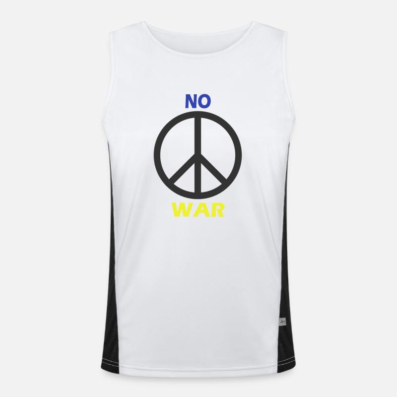 No WAR! Men's Functional Contrast Tank Top 