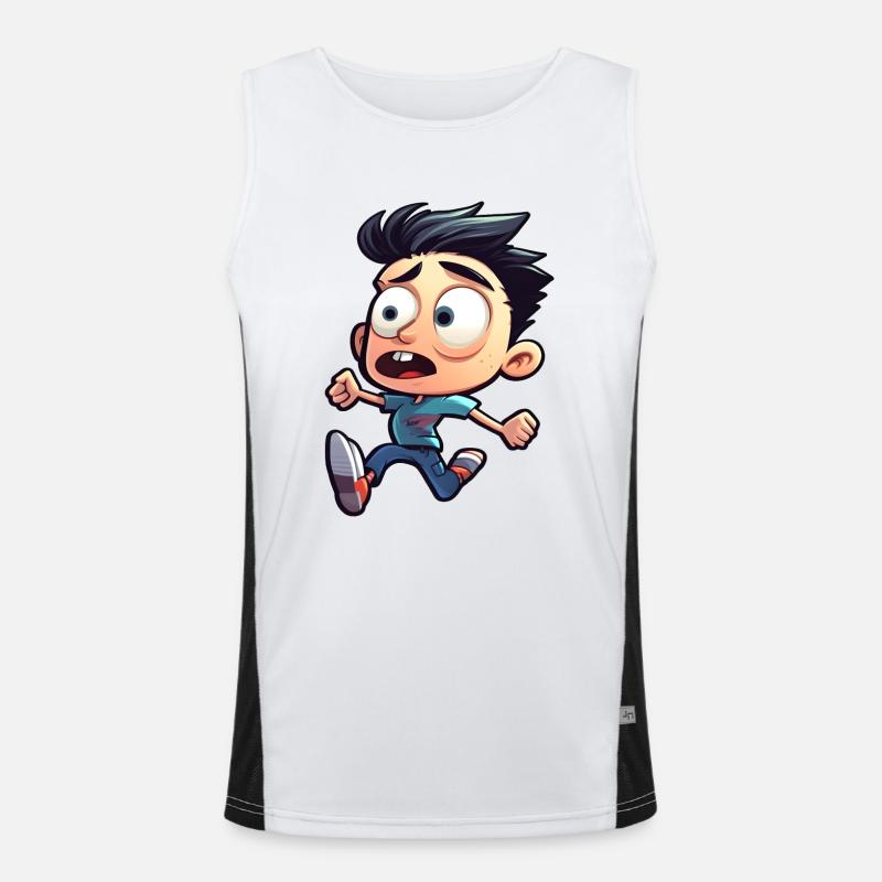 Fantastical Figures Men's Functional Contrast Tank Top 