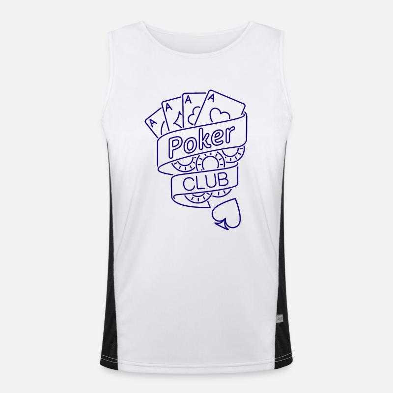 boardgame chess backgammon game night Funktionelles Kontrast-Tank Top für Männer 