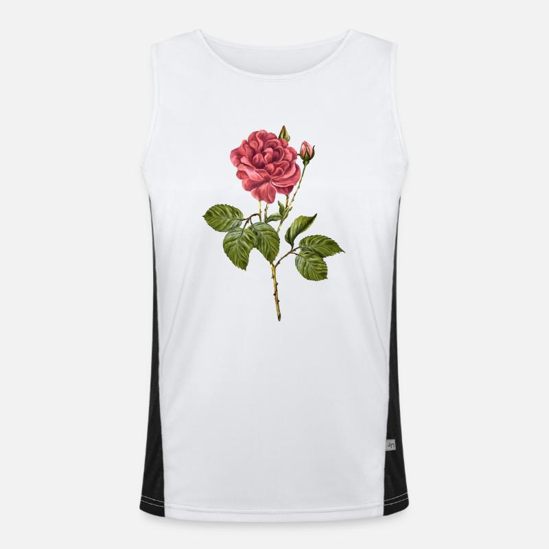 Fleur Débardeur respirant contrasté Homme 