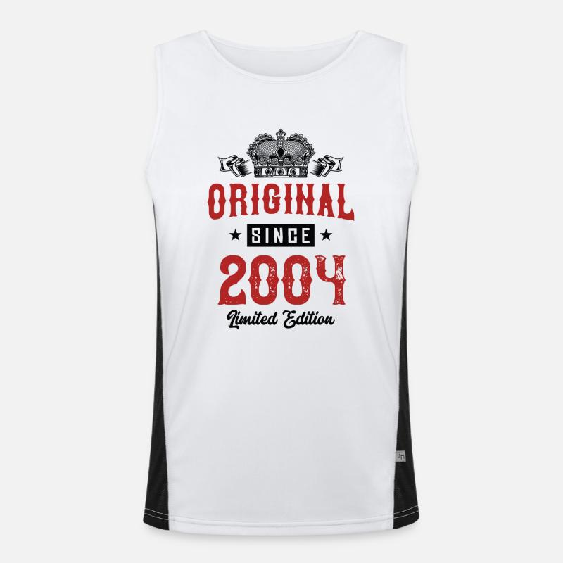 2004 limited edition Funktionelles Kontrast-Tank Top für Männer 