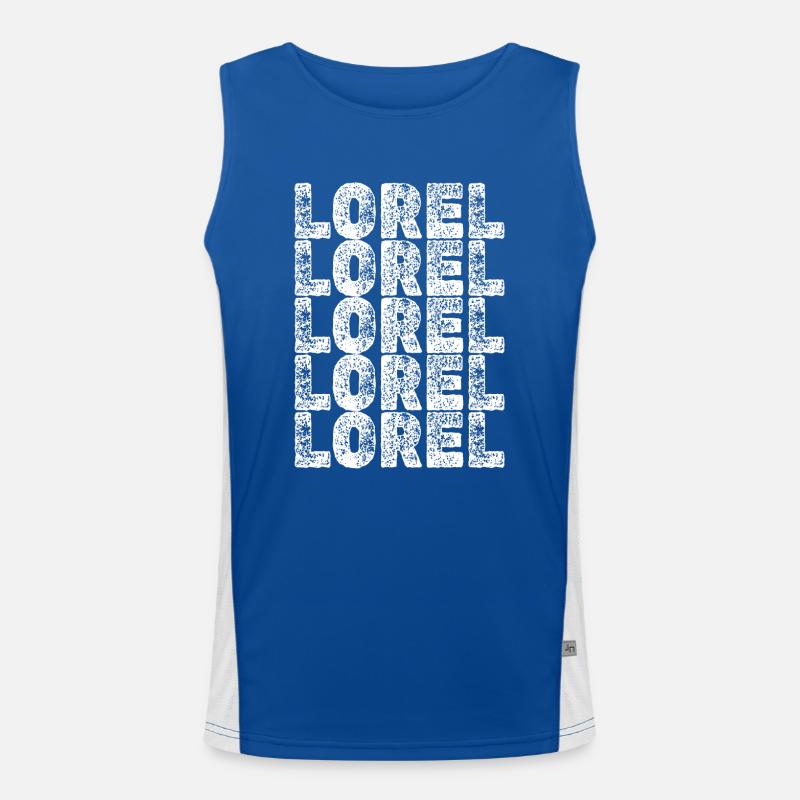 Lorel as a hero Men's Functional Contrast Tank Top 