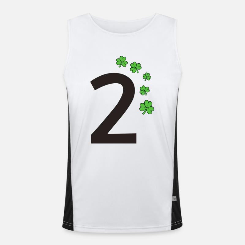 2 Débardeur respirant contrasté Homme 