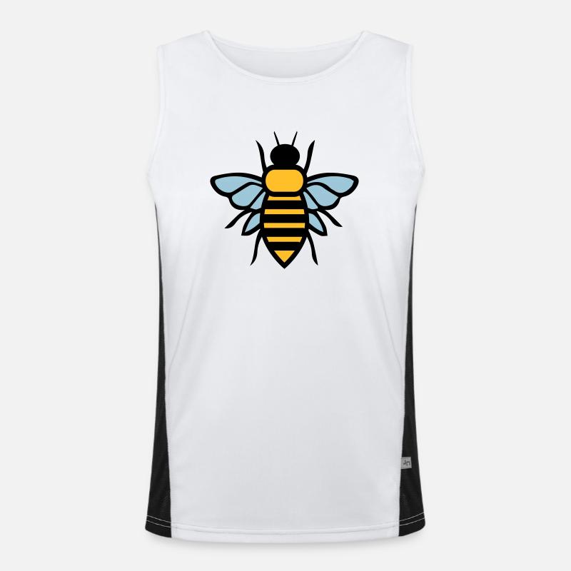 bee Men's Functional Contrast Tank Top 
