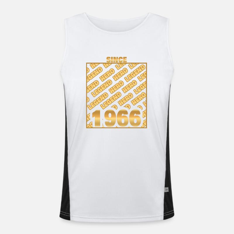 Held 1966 Funktionelles Kontrast-Tank Top für Männer 