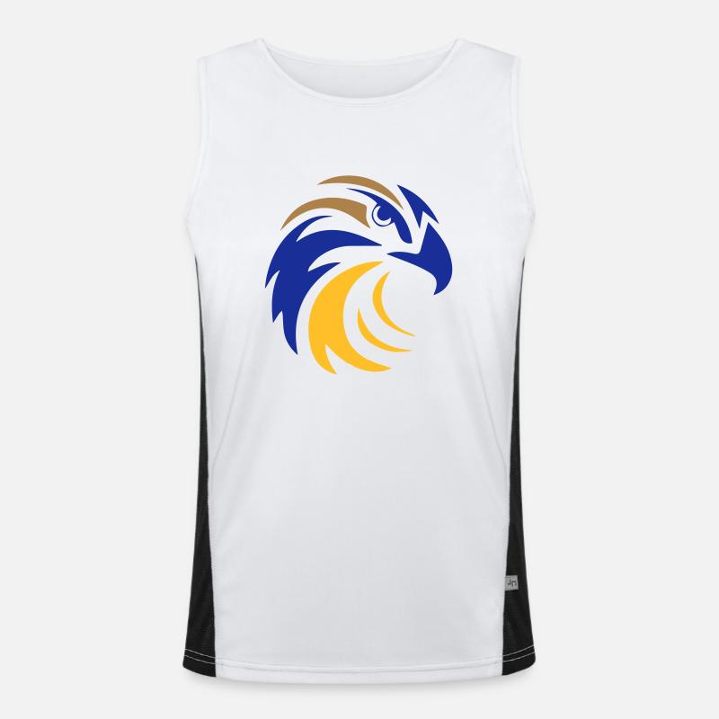 Adlerkopf Eagle Funktionelles Kontrast-Tank Top für Männer 