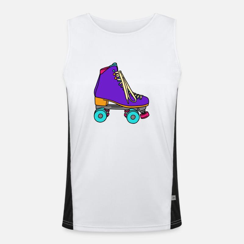 Roller-skate Men's Functional Contrast Tank Top 