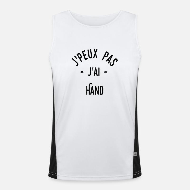 J’peux pas j’ai hand Débardeur respirant contrasté Homme 