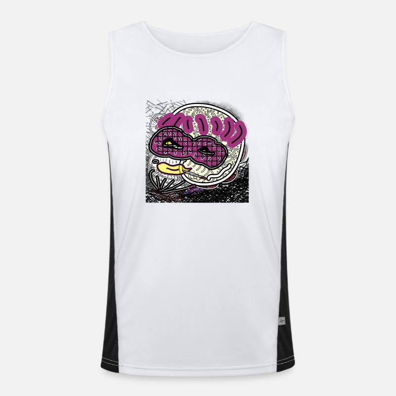 Comic man Men's Functional Contrast Tank Top 