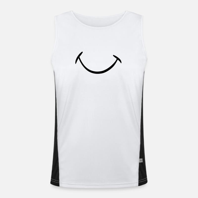 Faites un sourire Débardeur respirant contrasté Homme 