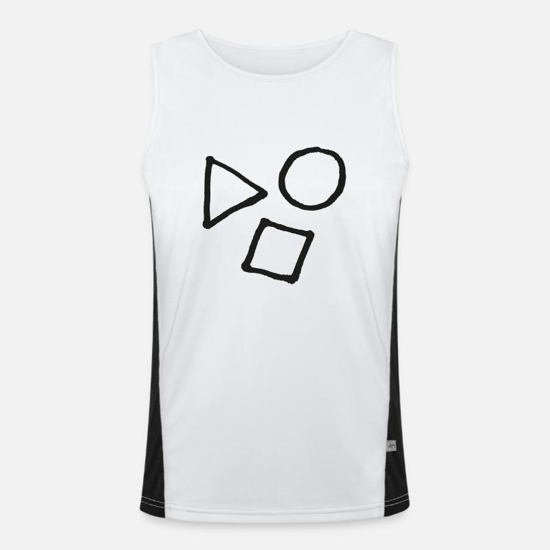 Geometry Men's Functional Contrast Tank Top 