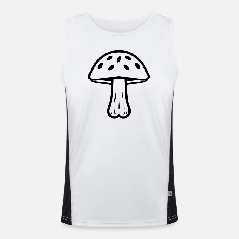 Pilz Funktionelles Kontrast-Tank Top für Männer 