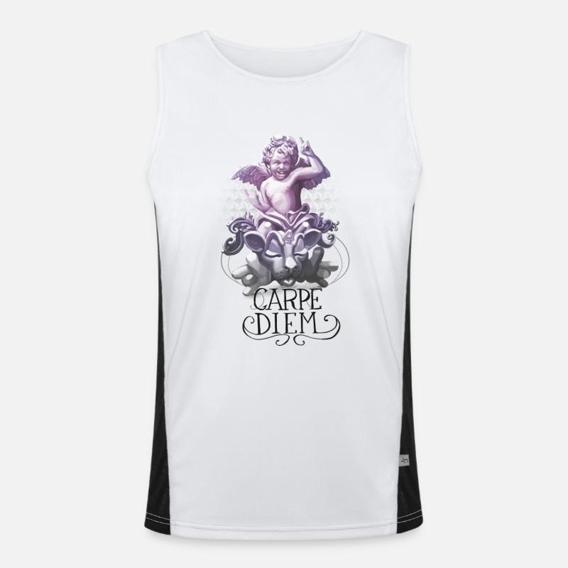 Engel Funktionelles Kontrast-Tank Top für Männer 