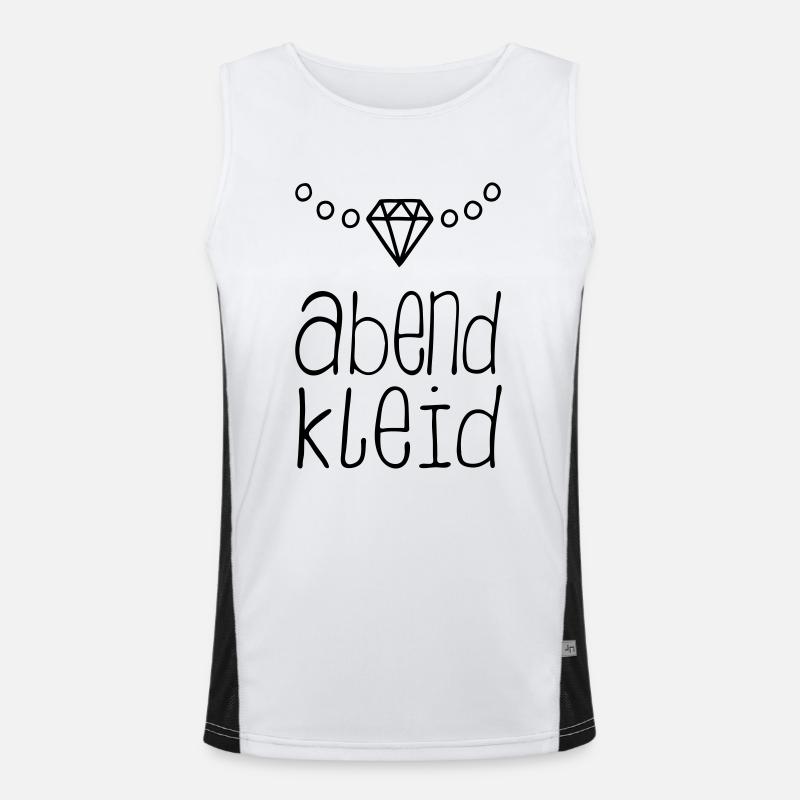 Abendkleid Funktionelles Kontrast-Tank Top für Männer 