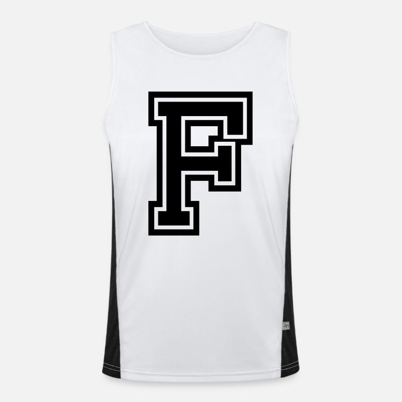 F Funktionelles Kontrast-Tank Top für Männer 