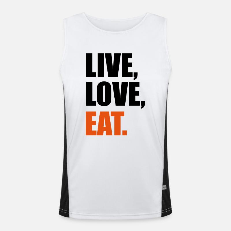eat Men's Functional Contrast Tank Top 