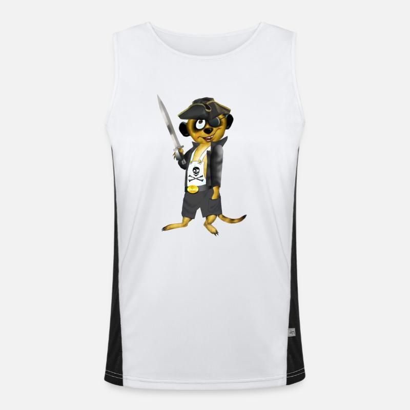 Pirate rascal Men's Functional Contrast Tank Top 