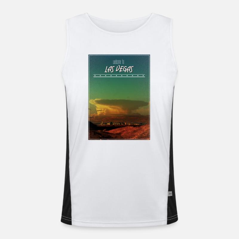 Las Vegas Funktionelles Kontrast-Tank Top für Männer 