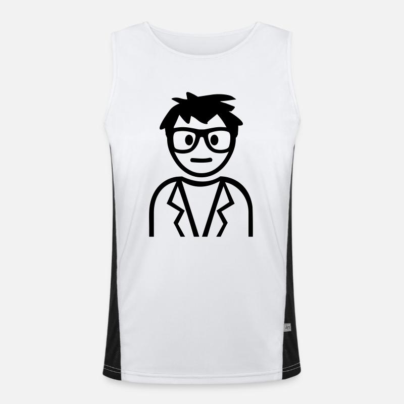 Nerd Débardeur respirant contrasté Homme 